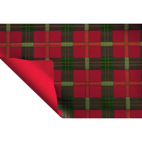 BOBINA LORD SCOZZESE ROSSO VERDE 1X25MT